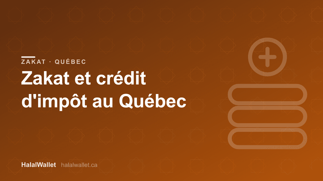 La zakat est-elle déductible d'impôt au Québec? Le crédit pour dons expliqué (2026)
